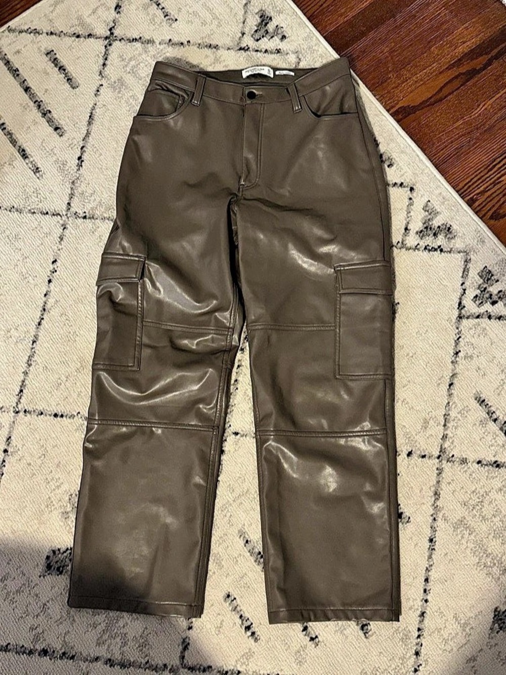 Abercrombie Curve Love High Rise Vegan Leather Pant